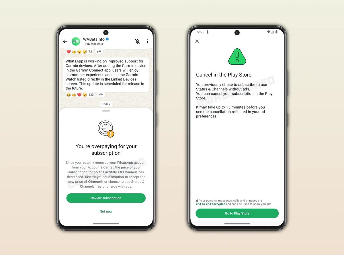 WhatsApp Reklamsız Abonelik